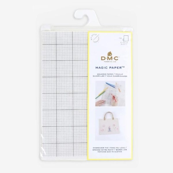 Υδατοδιαλυτό χαρτί μεταφοράς κεντήματος DMC (1 x Α4 | Medium grid)
