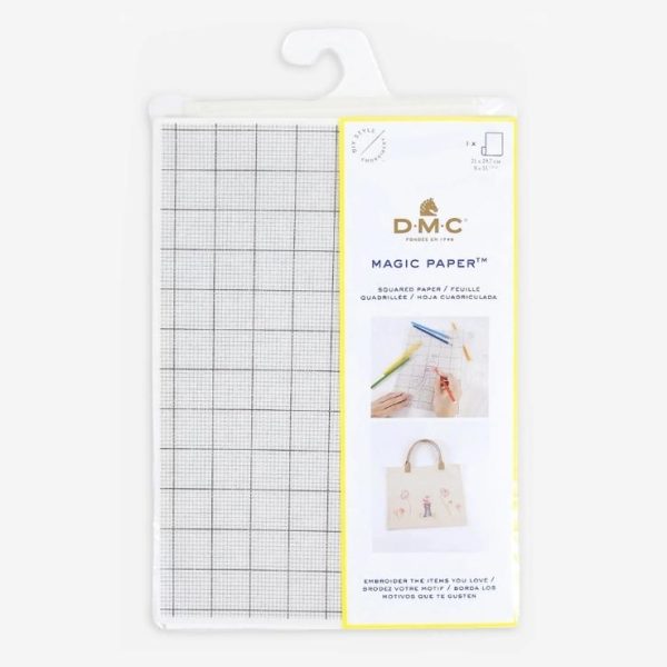 Υδατοδιαλυτό χαρτί μεταφοράς κεντήματος DMC (1 x Α4 | Small grid)