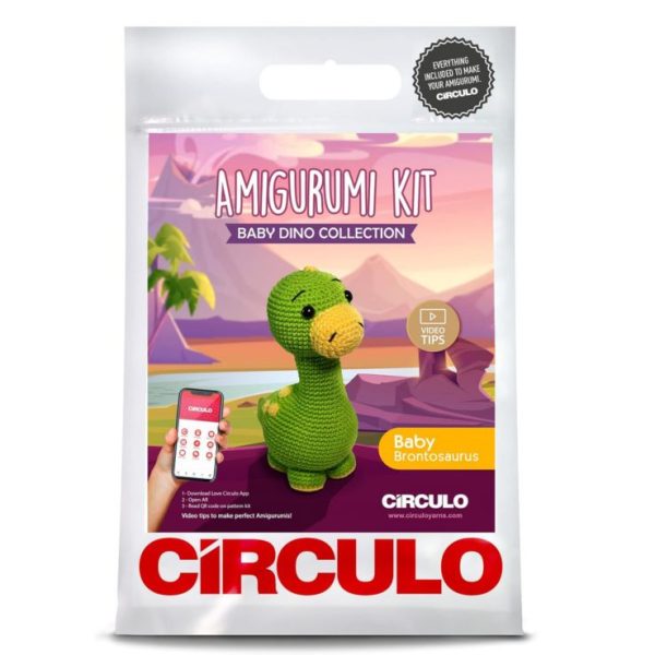 Amigurumi Κιτ Πλεξίματος CÍRCULO - Baby Dino